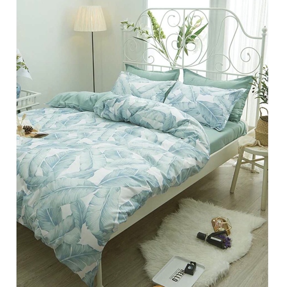 TONI Leaves Print Sheets Set - Picture 3 of 3